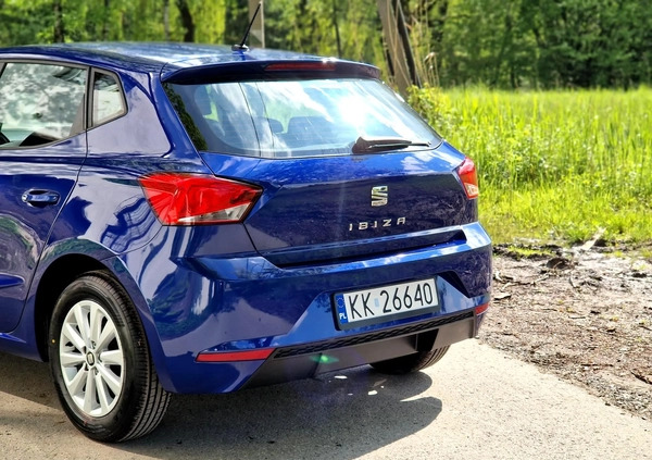 Seat Ibiza cena 42500 przebieg: 21000, rok produkcji 2018 z Kraków małe 667